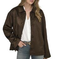 Veste Marron Femme Only Carolina pas cher