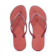 Havaianas Slim Sparkle Flip-Flops für Damen in Rosa Ansicht 3