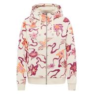 Women’s Ecru/Pink Zip-up Sweatshirt by Ragwear Fllawia Photo of the Espace des Marques %store% store - view of %key%