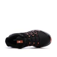 Zapatillas de senderismo negras/naranjas para mujer Salomon Supercross 4 ver 4