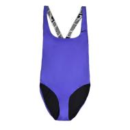 Damen Nike Crossback Einteiliger Badeanzug Violett günstig