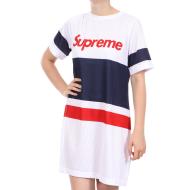 Supreme Grip Isee Damen Weißes Trikotkleid