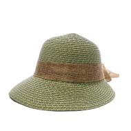 Via Lorenzo Pan Ocean-style khaki straw sun hat