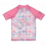 UV-geschütztes Lycra Rosa Mädchen Arclo Sirene Ansicht 2