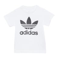 Adidas Boy's Weiß/Schwarzes T-Shirt JE0520 günstig