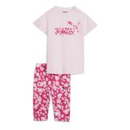 Puma Girl's Pink Printed Set 680327 affordable