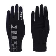 Guantes negros unisex Rukka Timola barato