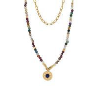 Clio Blue Women's Blue/Purple Necklace CO3938SD Photo of the Espace des Marques %store% store - view of %key%