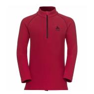 Rote Fleecejacke für Kinder, unisex, Odlo Rigi Midlayer günstig