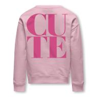 Sweat Rose Fille Kids Only Ditte vue 2