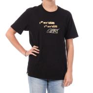 Camiseta negra de mujer Vans Stamp barato