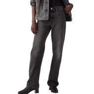 Jean 501 90s Gris Foncé Femme Levi's A1959 pas cher