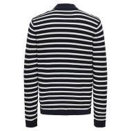 Pullover Marineblau/Weiß für Herren von Only & Sons, Modell „Walder“ Ansicht 2