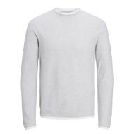 Grau Pullover Jungen Jack & Jones Twinn Knit Neck Ansicht 2