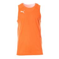 Puma Men’s Reversible White/Orange Basketball Tank Top affordable