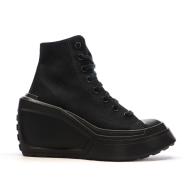 Converse Chuck 70 De Luxe Cuña Zapatillas Mujer Negras ver 2