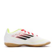 Chaussures de football Blanc Garçon Adidas F50 Club vue 2