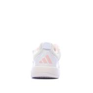 Zapatillas blancas/rosas para niña Adidas Tensaur ver 3