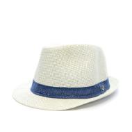 White Fedora Hats by Via Lorenzo, Ivory Trilby affordable