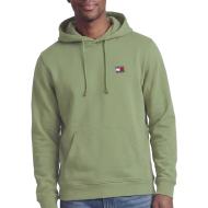 Sweat Vert Homme Tommy Hilfiger Badge pas cher