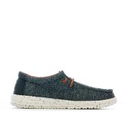 Hey Dude Wally Youth Sox Shoes Blue Boy Photo of the Espace des Marques %store% store - view of %key%