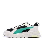 Schwarze/weiße/türkisfarbene Puma-Sneaker für Herren: Puma Trinity 2