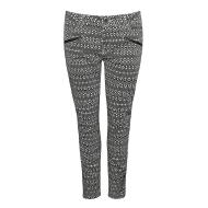 Vaqueros pitillo blancos/negros para mujer Vans Moto ver 3