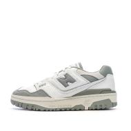 Baskets Blanches/Grises Femme New Balance Bb550 pas cher