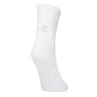 3 pares de calcetines blancos para hombre Under Armour de caña media ver 2