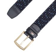 Tommy Hilfiger Denton Elastischer Gürtel in Schwarz/Blau für Damen Ansicht 2