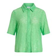 Chemise Verte Femme Vila Vibegena pas cher