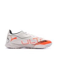 Chaussures de Football Blanches/Oranges Homme Puma Ultra 5 vue 2