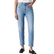 Jean 501 Bleu Clair Femme Levi's Original Cropped Indigo