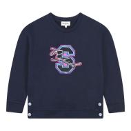 Girl's navy sweatshirt Sonia Rykiel A00237 affordable
