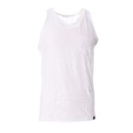 Paname Brothers DYLAN Men's White Tank Top affordable