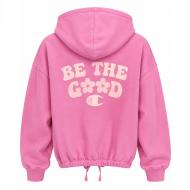 Rosa Champion-Hoodie für Mädchen Ansicht 2