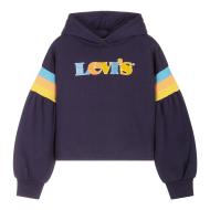 Sudadera con capucha azul marino para niña de Levi's 4ED500 barato