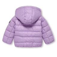 Girl's purple padded jacket KIDS ONLY Quilted Photo of the Espace des Marques %store% store - view of %key%