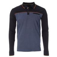 Polo Langarm Blau Herren RMS26 91234 günstig