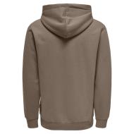 Braunes Herren-Kapuzensweatshirt von Only & Sons Ceres Ansicht 2