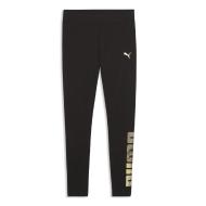 Legging Noir Logo Doré Femme Puma Metalli pas cher