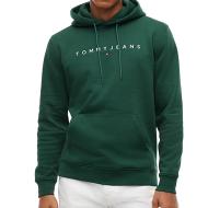Tommy Hilfiger Herren-Sweatshirt in Waldgrün, gewaschen DM0DM20746