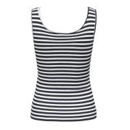 Women's navy/white stripe tank top JDY Fransiska Photo of the Espace des Marques %store% store - view of %key%