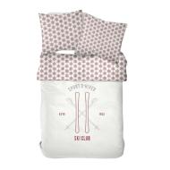 Today Ski Club 220x240 cotton snowflake print bed linen set affordable