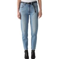 Jean 501 Bleu Ciel Femme Levi's Original Cropped pas cher
