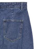 Dunkelblauer Jeansrock für Damen von Vero Moda, Modell Elfi Ansicht 2