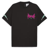 Schwarzes Herren-T-Shirt Puma Hoops X Rick and Morty günstig