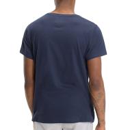Tommy Jeans Original V Herren-T-Shirt in Marineblau Ansicht 2