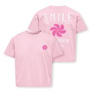 Pink Girl's T-shirt Kids Only Sun-veras Flower Photo of the Espace des Marques %store% store - view of %key%