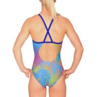 Blauer Damen-Badeanzug Mako Nereid Florida Ansicht 2